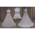 Hochwertige Spitze Applique Chiffon Hochzeitskleid 2016 Neues Design